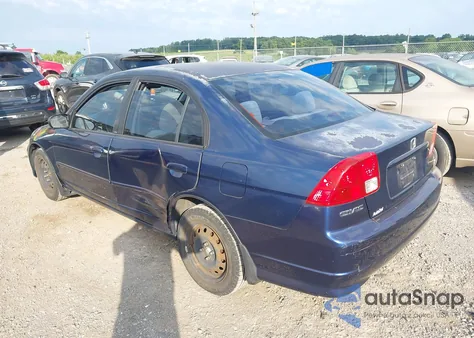 2004 Honda Civic Lx z USA, uszkodzony, nr VIN 2HGES16544H606302